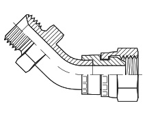 Coude à 45°