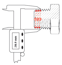 Raccords NPT, surface d’étanchéité chanfreinée à 30 degrés, raccord BSPT