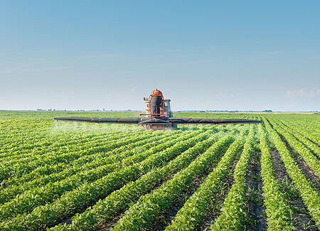 Agriculture, Pulvérisation de pesticides, Industries alimentaires